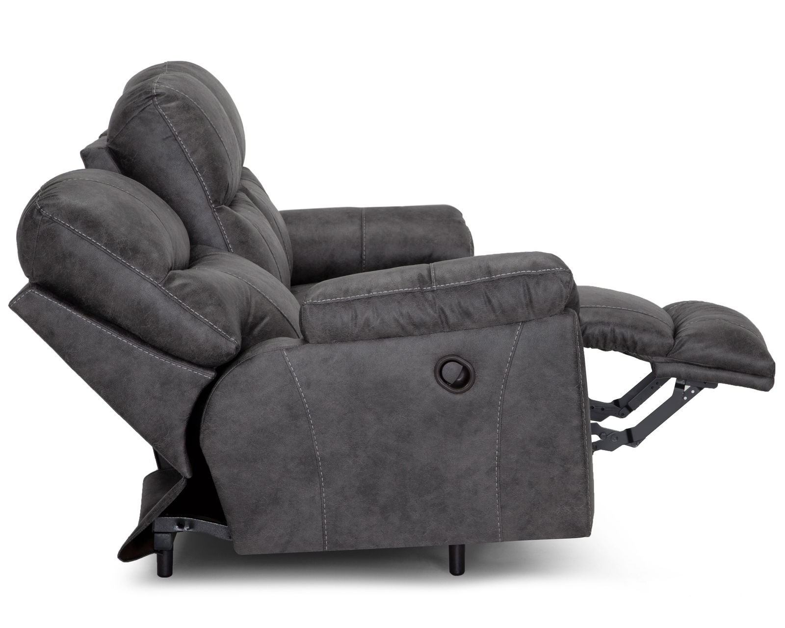 Cabot 707 Reclining Sofa (87") leather like fabric - Take an Extra 25% Off this Reclining Sofa in Color Charcoal