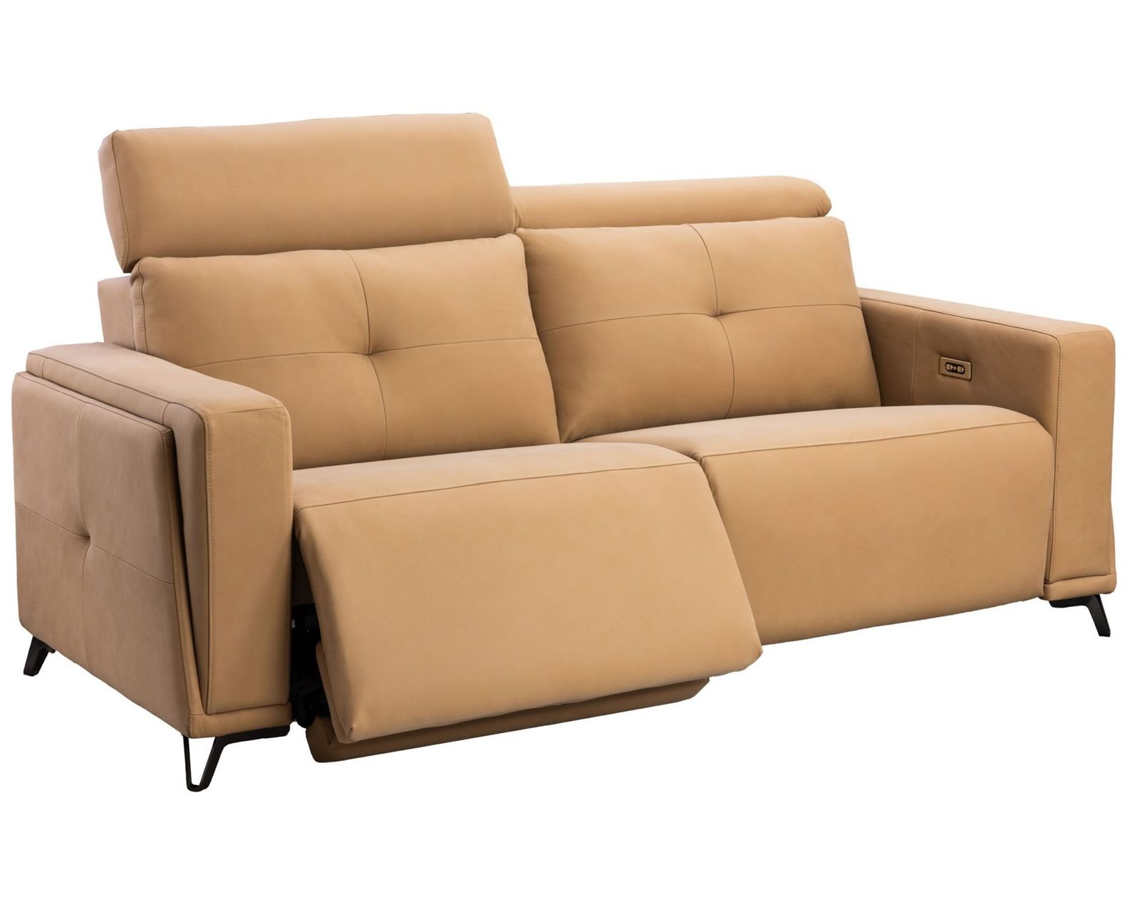 Mackenzie Dual Power Reclining Sofa — Available in Standard & Wide Cushions, 140+ Leather Options, and 80", 84", or 112" Widths