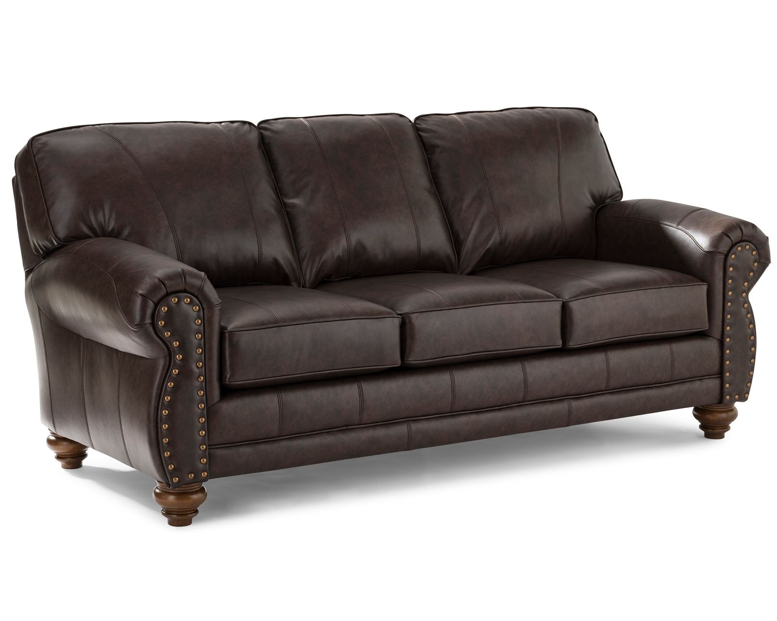 🎣 Noble 83" Leather Sofa - Nobile 83" Leather Sofa