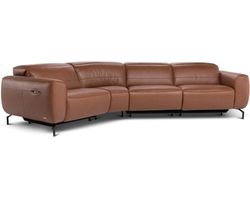 Zenith C320 Power Reclining Sectional (+55 leather)