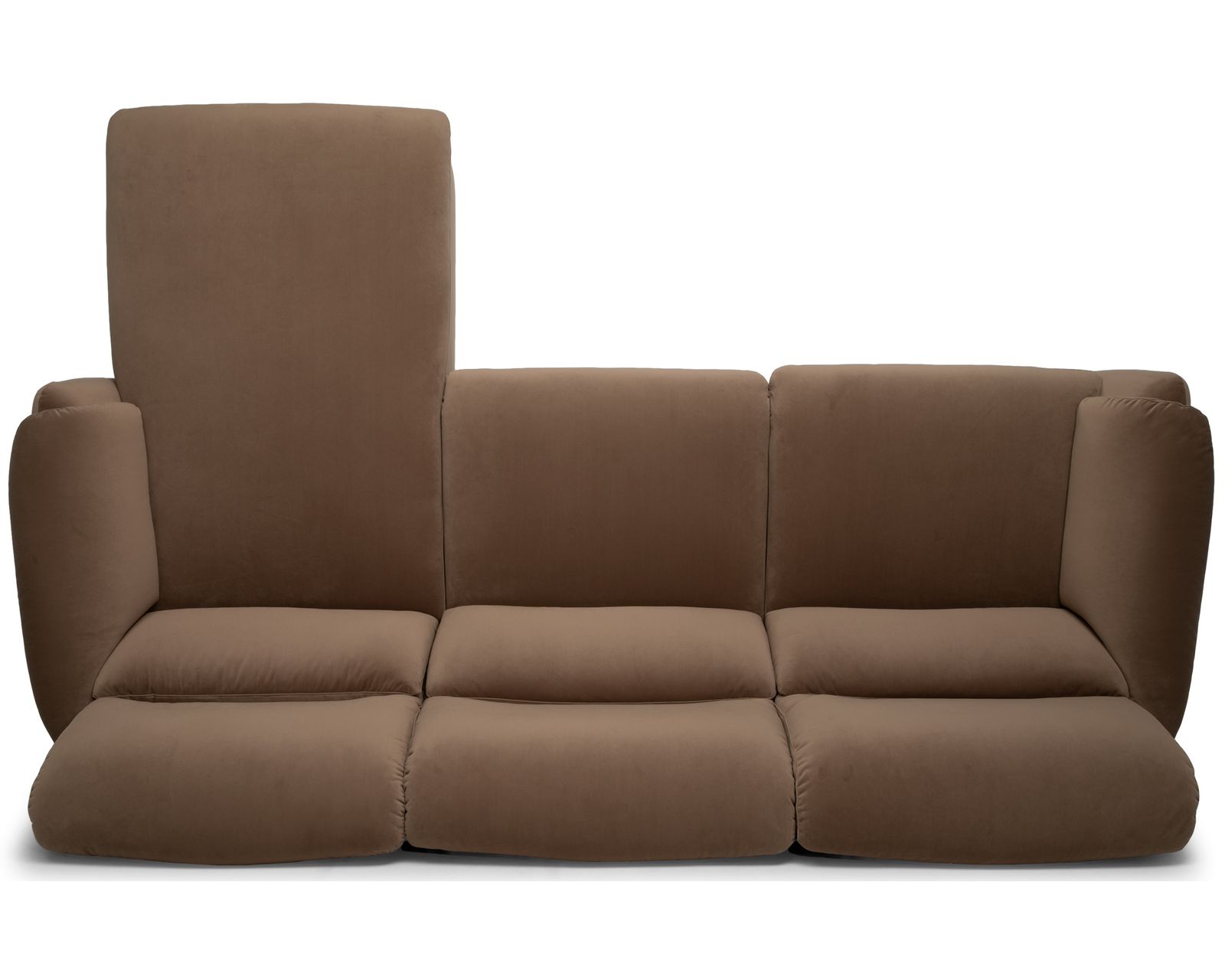 Memphis C286 Triple Power Reclining Sectional (+40 fabrics) - Layout A: Three Piece Sectional 94" Wide (2 recliners)