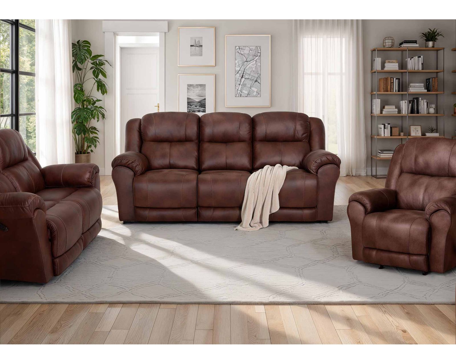 Croft 90" Reclining Sofa (Plush Comfort. Easy Reclining. Built for Everyday Living)  2 colors - Where Strength Meets Comfort.