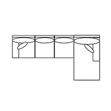 Layout C: Two Piece Sectional 108" x 68"