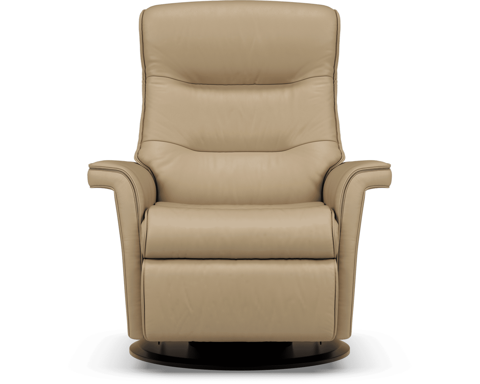 Chelsea Swivel Glider Relaxer Recliner Beige (Scandinavian Comfort That Moves With You) In stock - In Stock with Fast Free Shipping