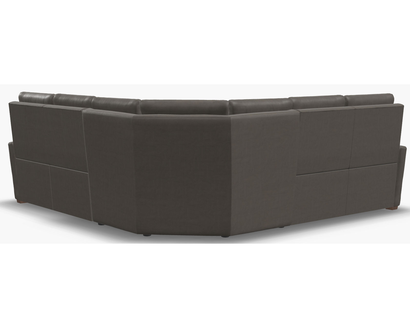 Luna 40110 Triple Power Reclining Sectional (+100 leathers) - Layout C: Three Piece Reclining Sectional (2 recliners) 98" x 98"