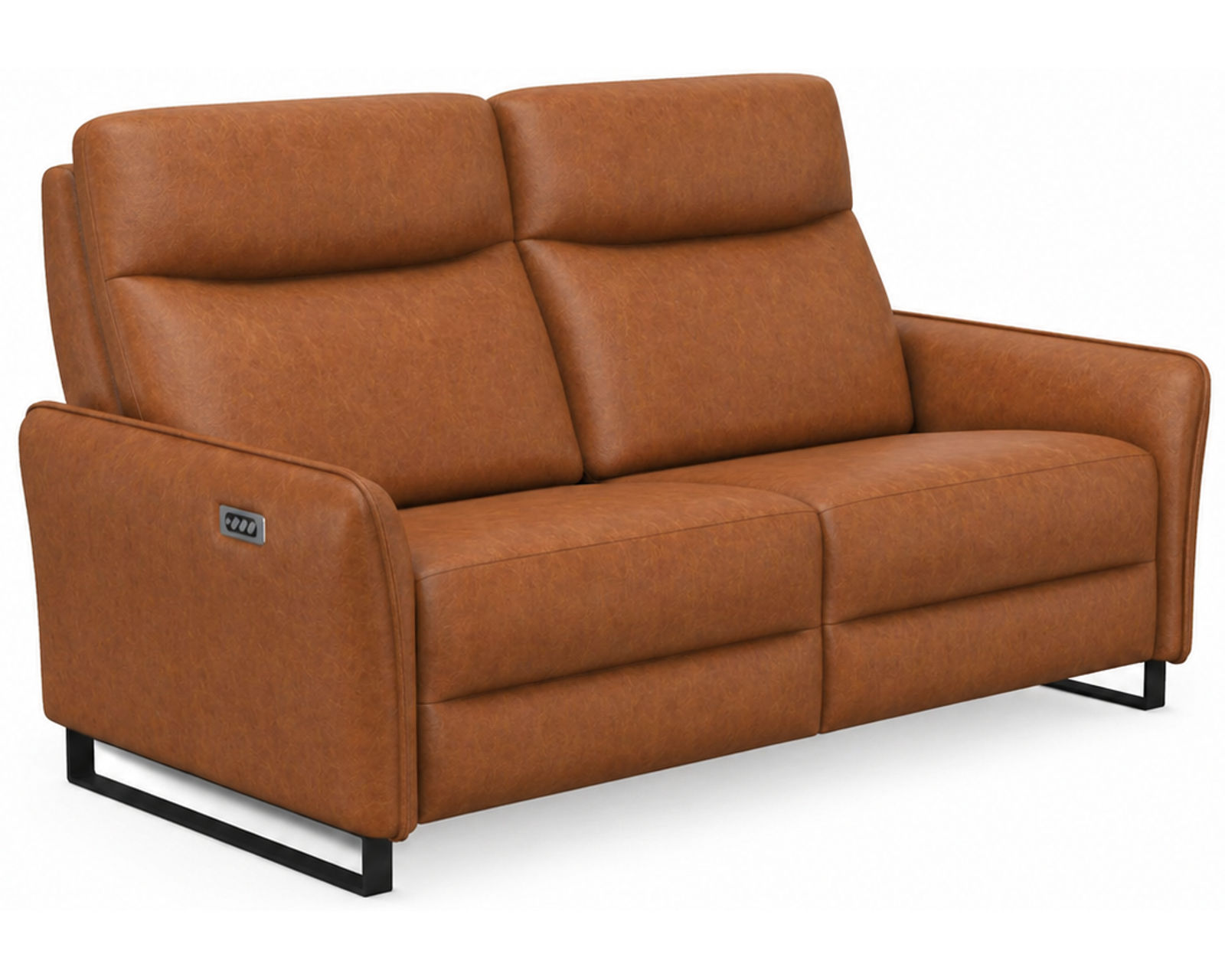 Flora Dual Power Reclining Sofa — Available in Standard & Wide Cushions, 140+ Leather Options, and 75", 80", or 107" Widths - Comfort You Can Feel. Quality You Can Trust.