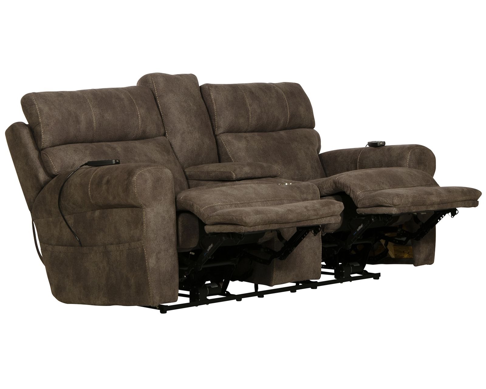 Tranquility 87" Power Reclining Lay Flat Sofa with Power Headrests, Deep Tissue Massage, Heat & Center Drop-Down Table (includes pillows) - Luxury Comfort. Everyday Value.