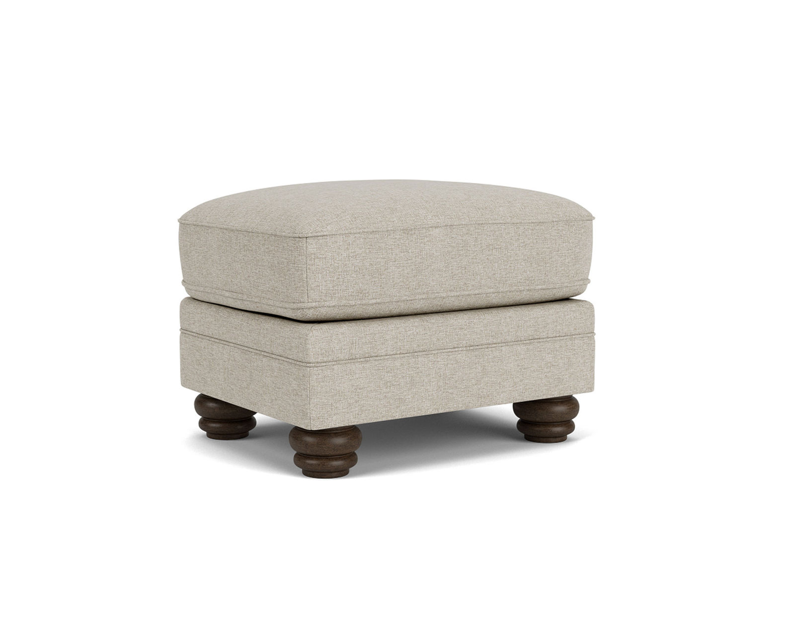 Bexley 8648 Nailhead Loveseat (+100 fabrics)  - Bexley Nailhead Ottoman