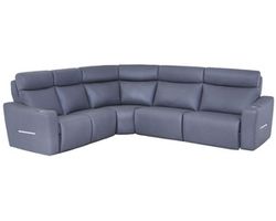 Audrey 4050 Power Headrest Power Reclining Sectional (standard and wide seat widths) +140 leathers