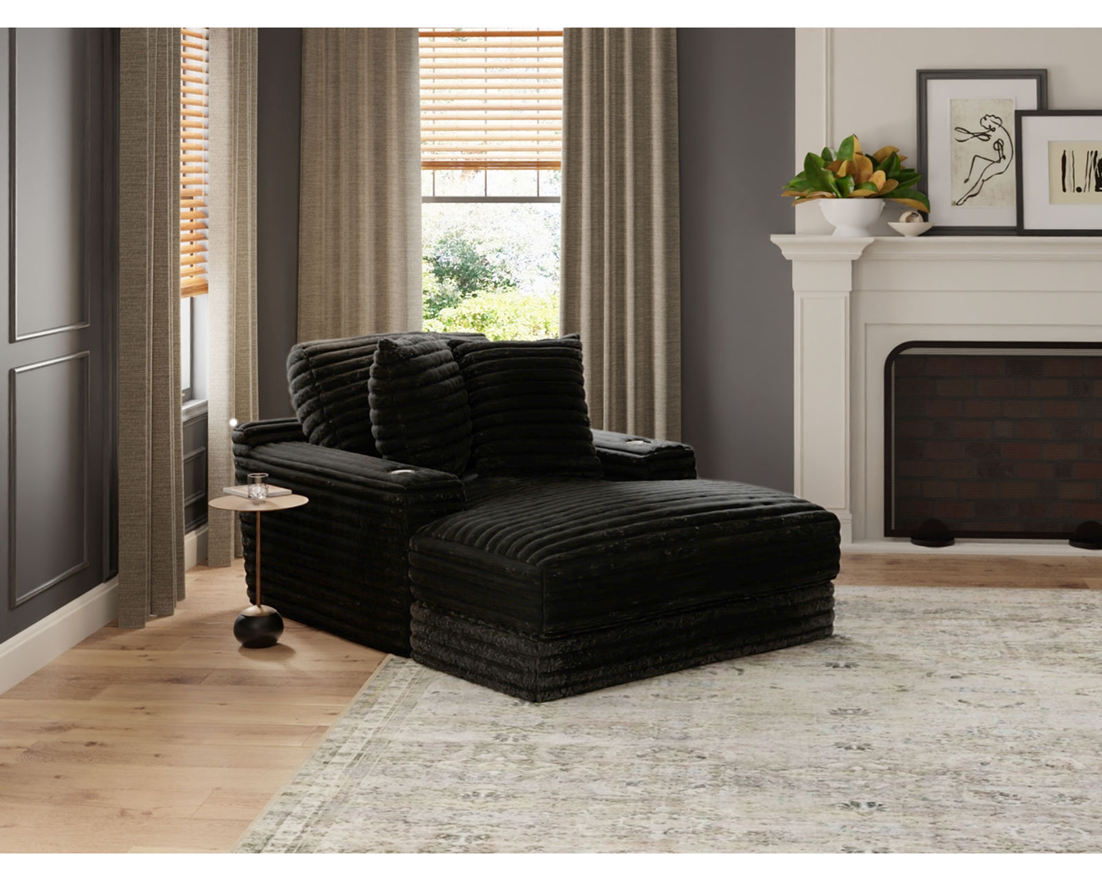 Comfrey 51" Extra Wide Chaise (includes pillows) 3 Colors - Engineered to Support Every Moment.