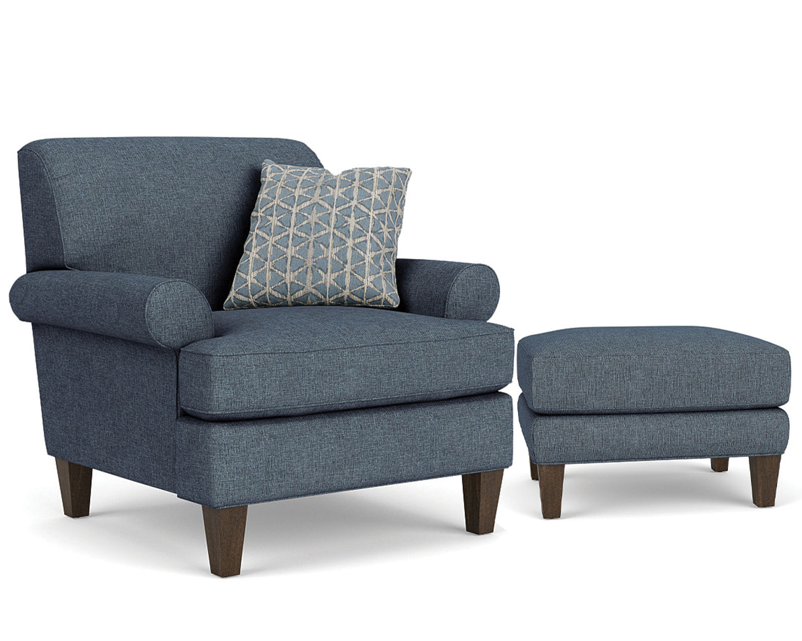 Venture 5654 Loveseat (+100 fabrics) - Venture Chair and Ottoman