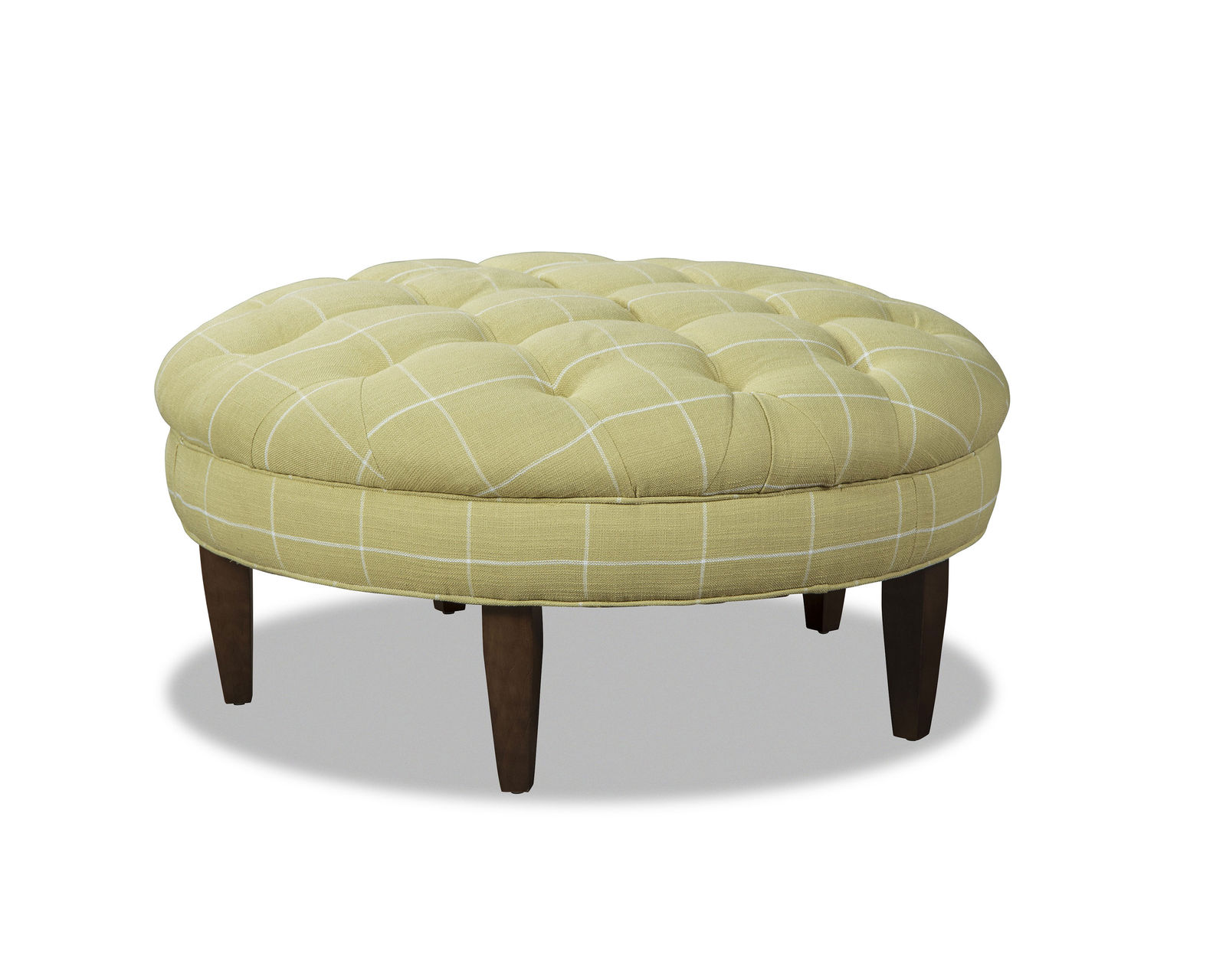 Charlotte 41" Oval Ottoman (Performance fabrics) P094000 - Over 15 wood leg finishes available