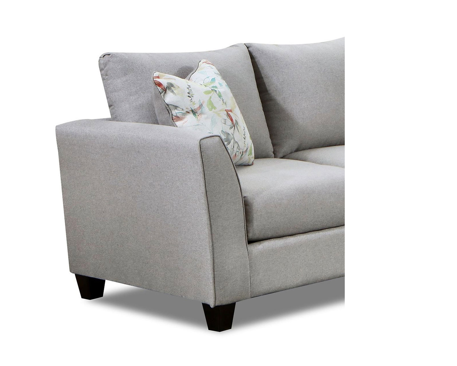 Jonah Linen Three Piece Sectional (Includes Pillows)  - Includes Pillows