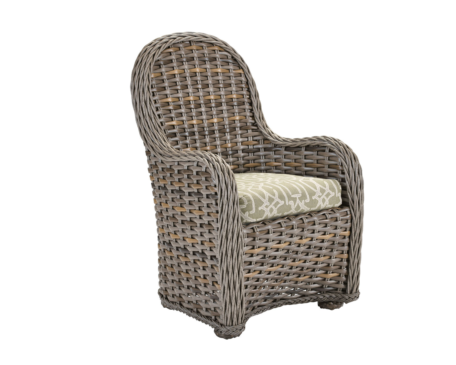 South Hampton 96" Double Pedestal Dining Table (Glass Top) - South Hampton Outdoor Stationary Dining Chair