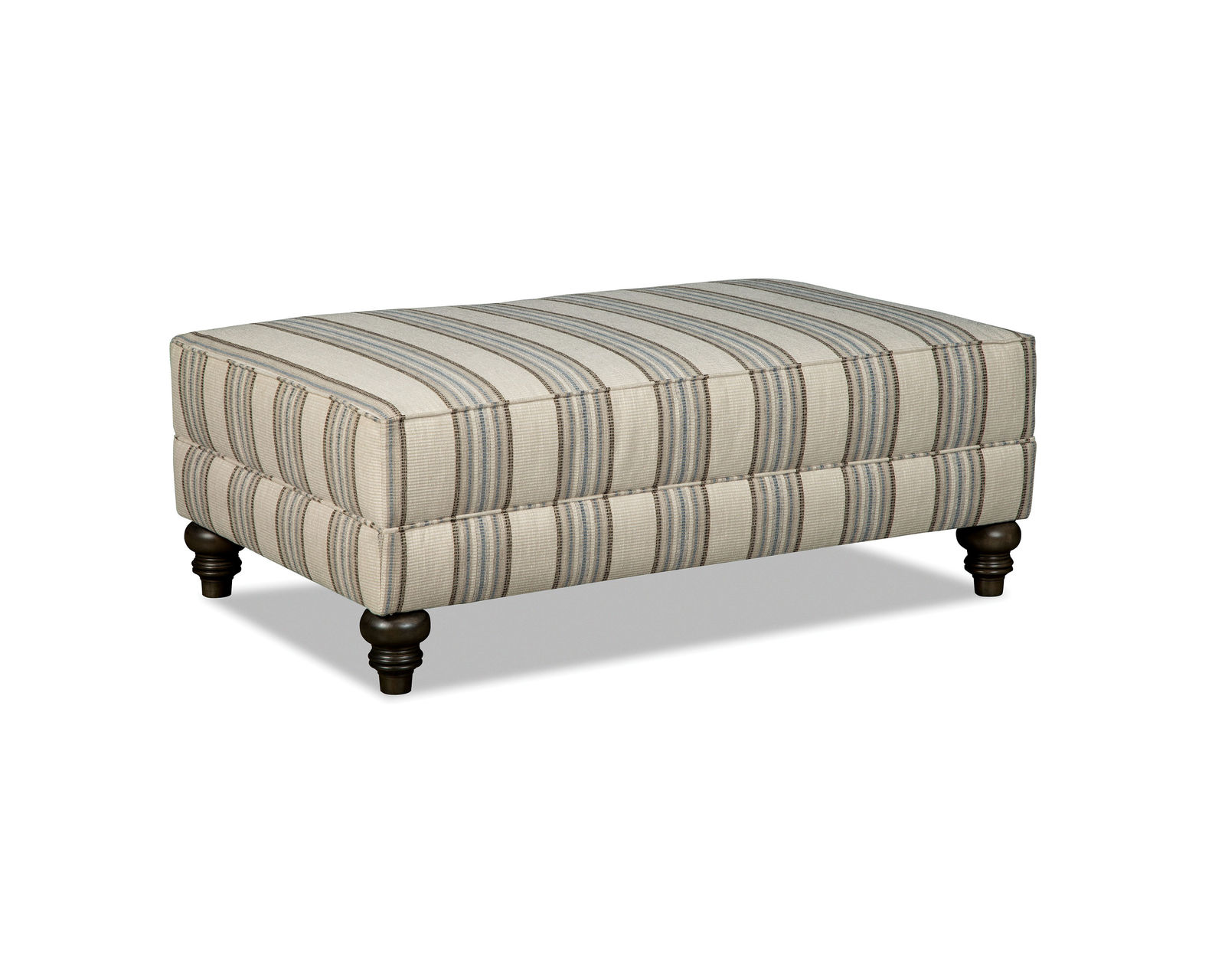M9 Rectangular Ottoman (2 Sizes) 100+ Performance fabrics - Two Sizes Available - shown with turned leg
