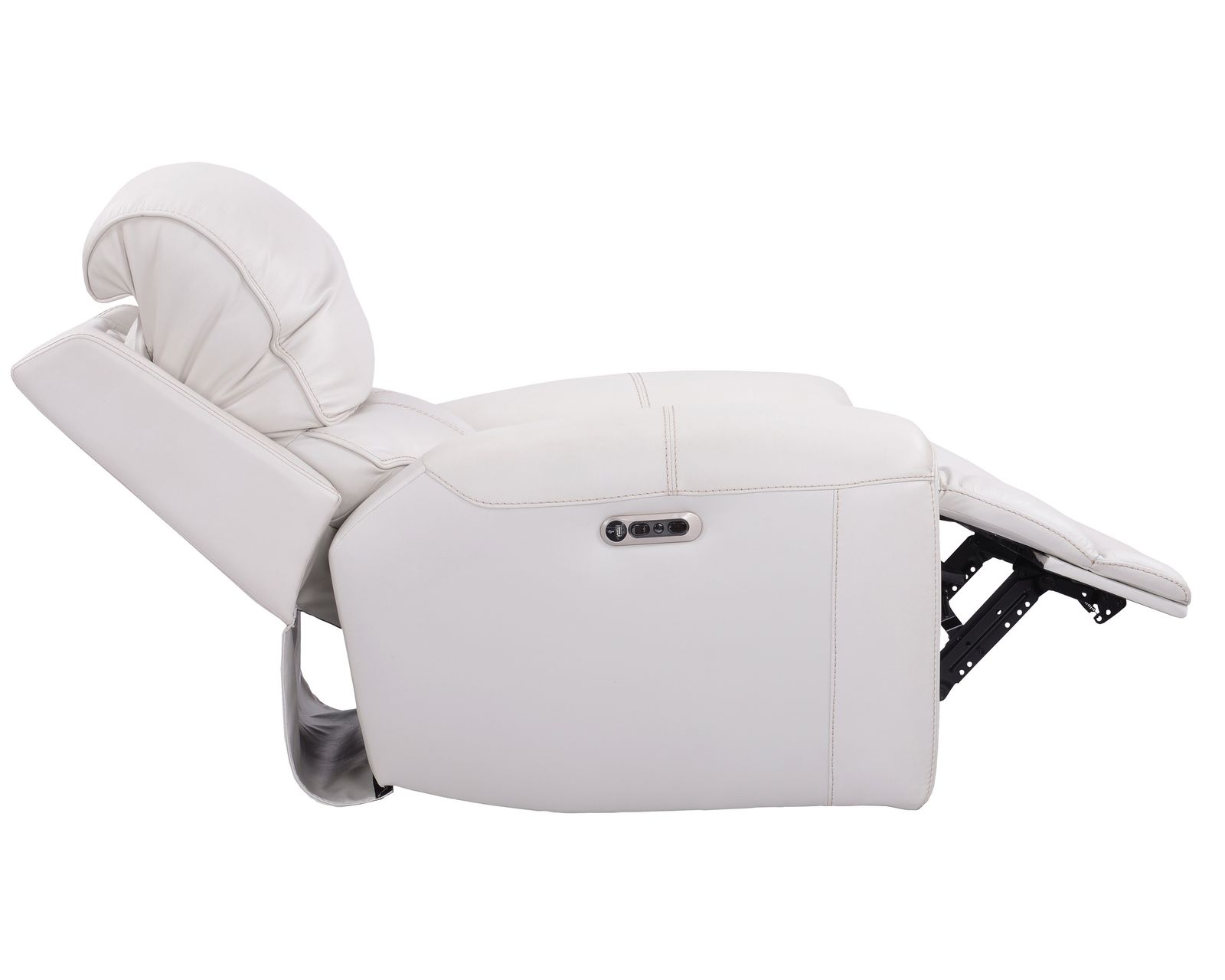 Empire Leather Power Headrest Power Recliner Ivory (In stock - Fast shipping)