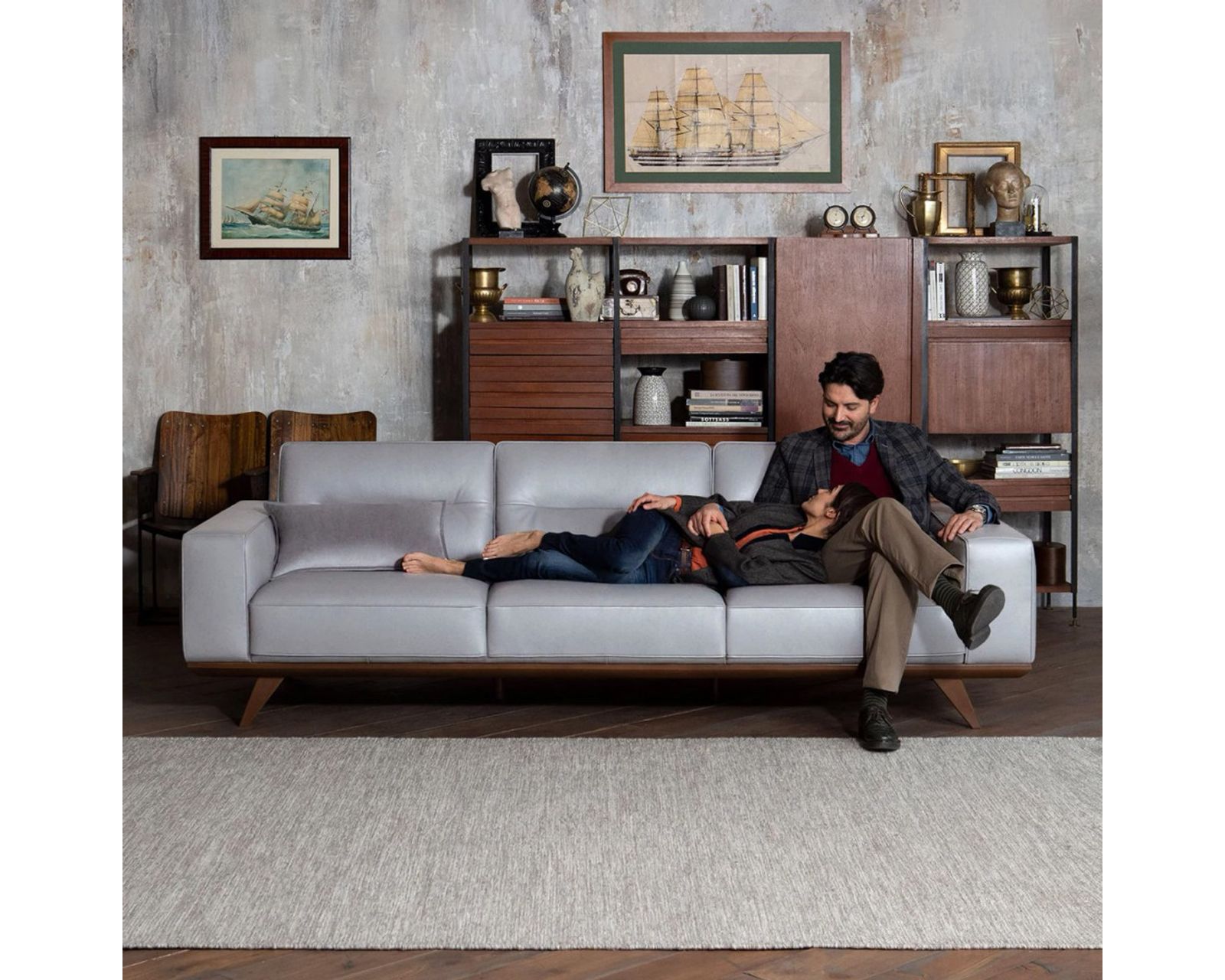 Adrenalina C006 Sofa (93" or 104") +50 leathers