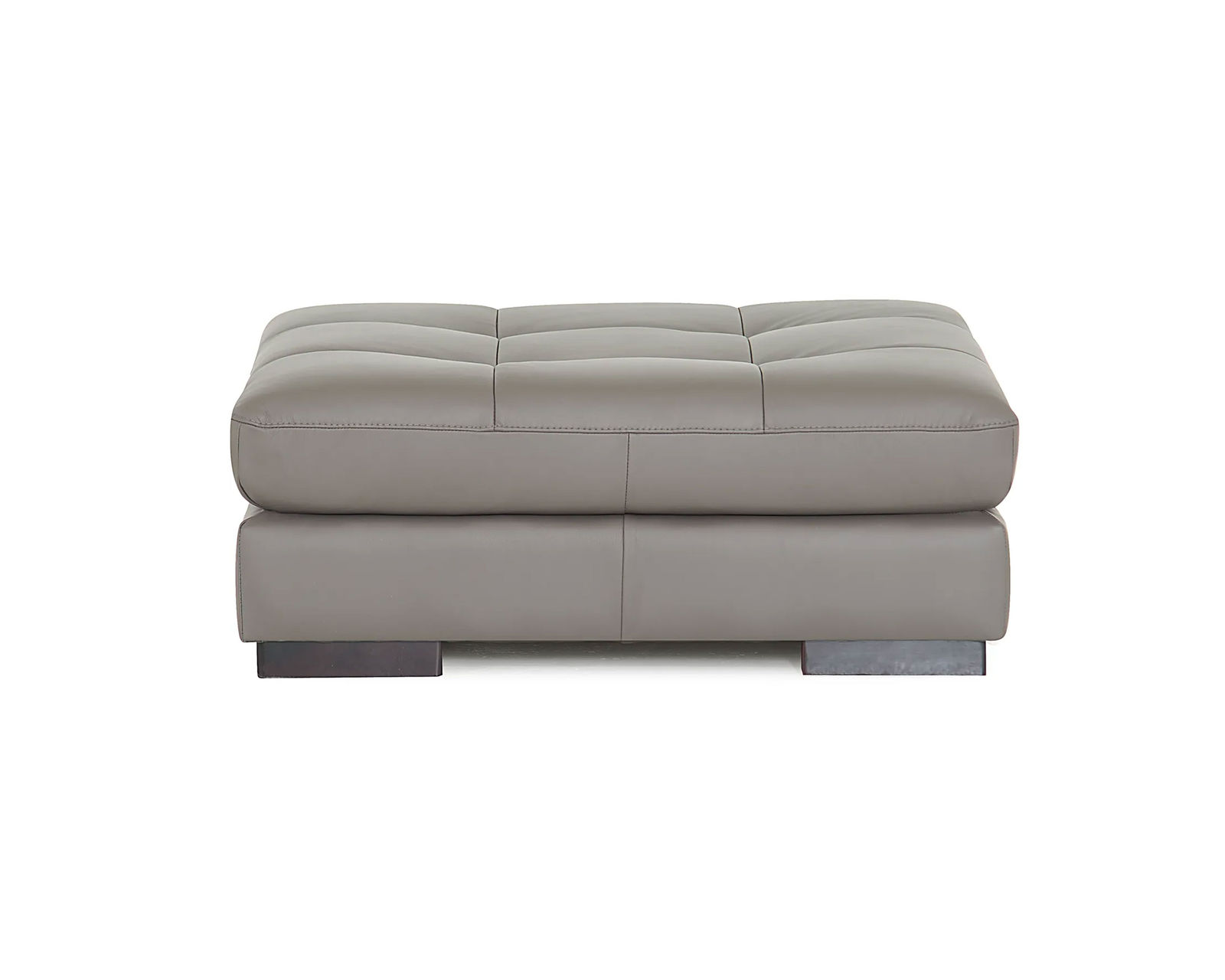Miami 77319 Sofa (98") +100 leathers - Miami Square Cocktail Ottoman 39" x 39"