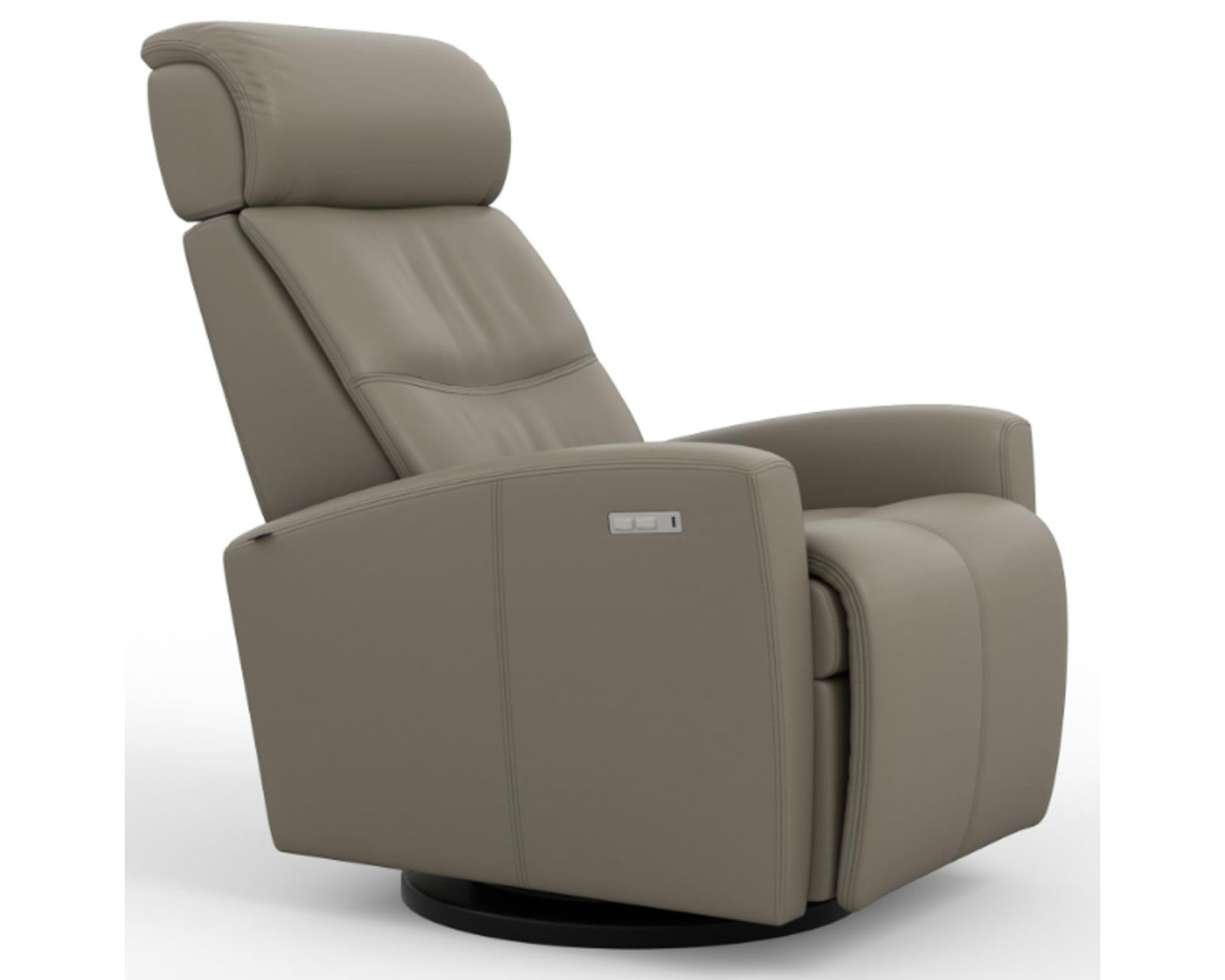 Milan Swivel Glider Power Headrest Power Recliner Cement (In stock - Fast Shipping) - Milan Swivel Glider Power Headrest Power Recliner Cement (In stock - Fast Shipping)