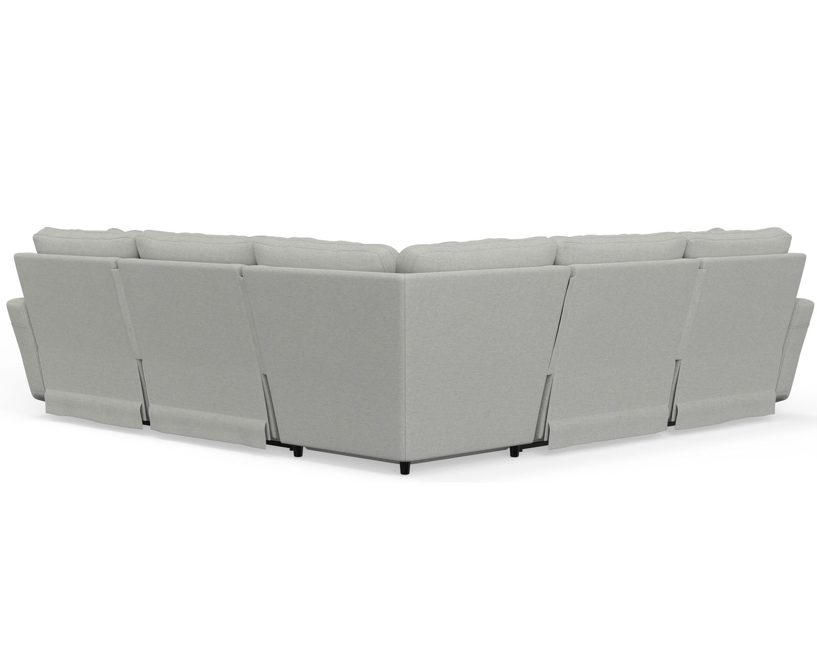 Stratus Power Reclining Sectional (3 power recliners) - Stratus Power Reclining Sectional