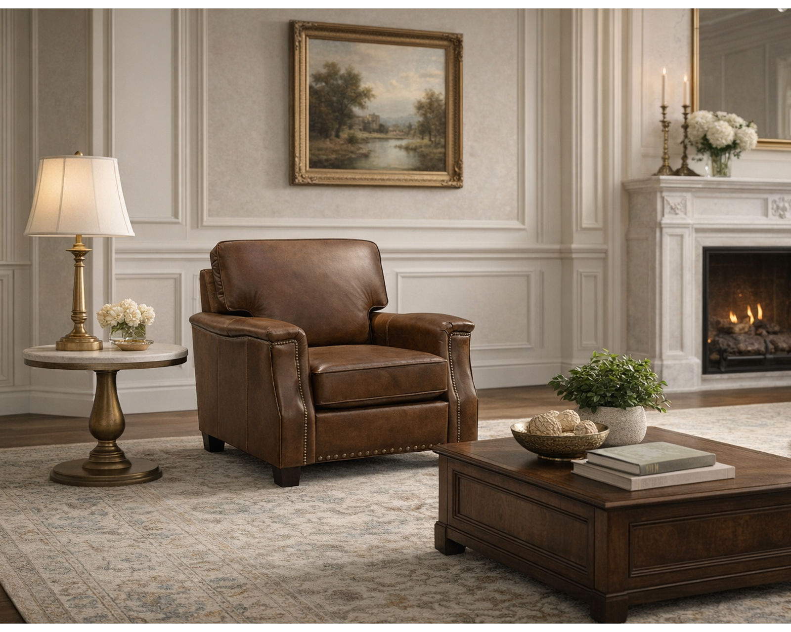 Salem 88" Leather Sofa (+29 Leathers) - Style That Fits Your Home. Quality That Lasts.