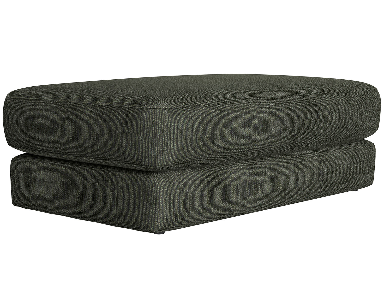 Olympus 98" Oversized Sofa (2 colors) includes pillows - Olympus 32" x 52" Ottoman Shown in Fabric Ireland