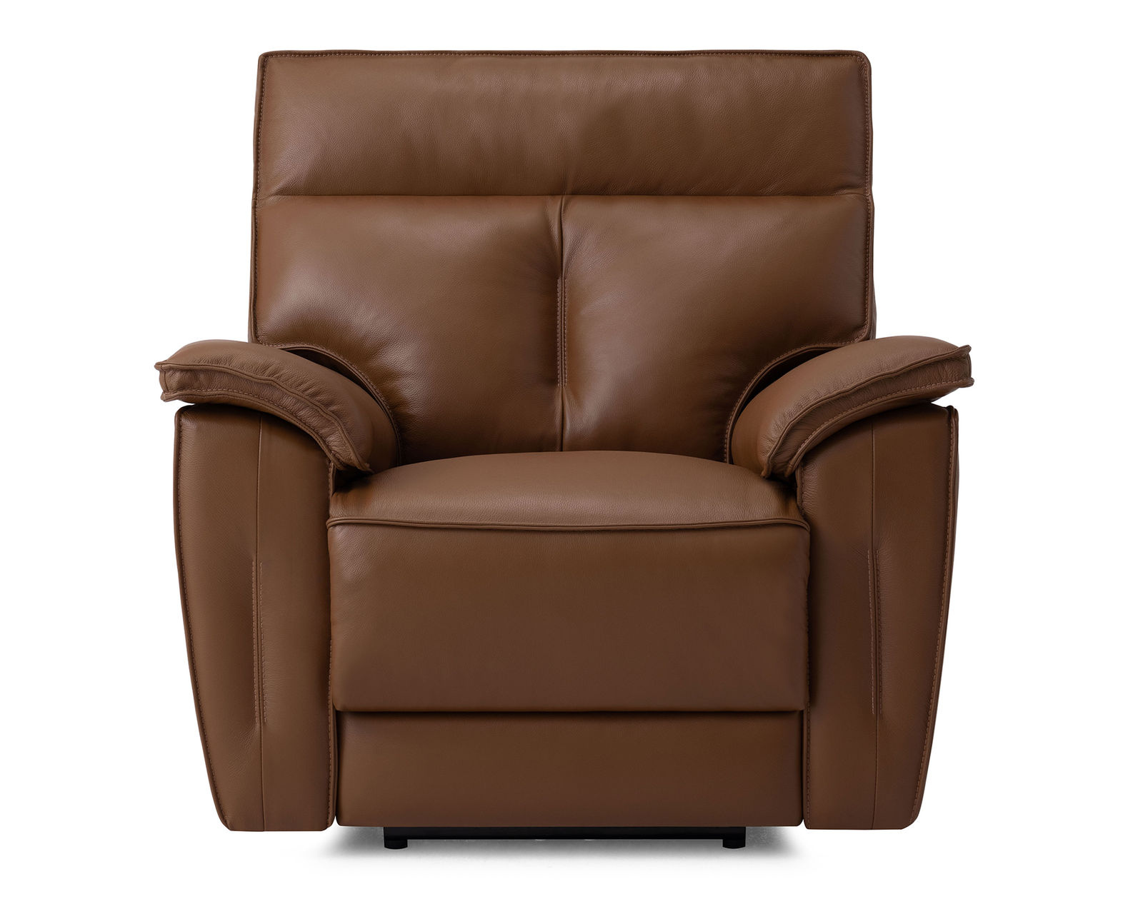 Oakley 41187 Power Headrest Power Reclining Sofa (86") +50 fabrics - A double-bolstered back brings a structured look, accented by topstitch details on the back and seat