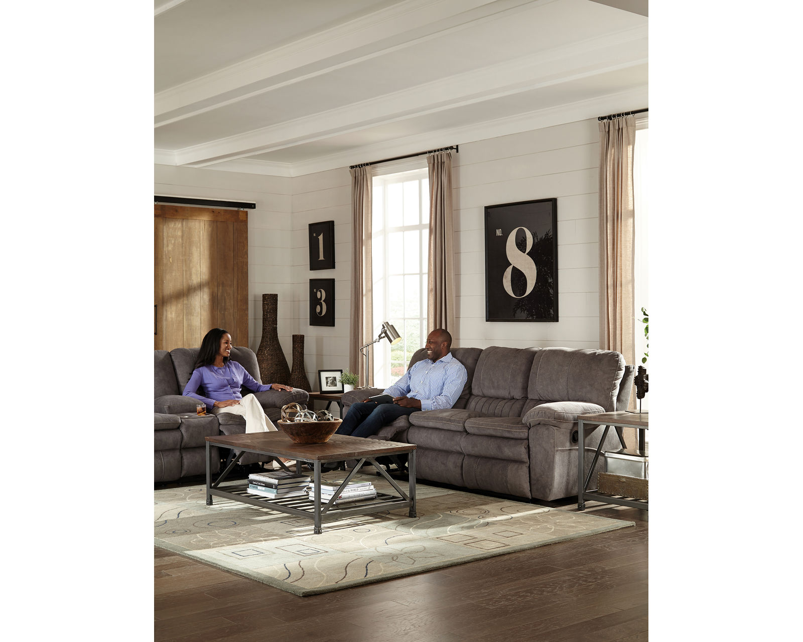 Reyes 91" Lay Flat Reclining Sofa (2 colors) - Sit Back. Stretch Out. Stay Awhile.