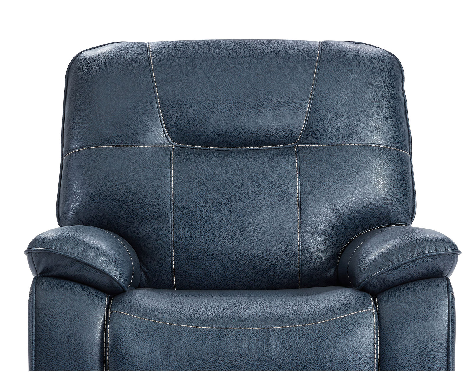 Axel Power Headrest Power Recliner in Admiral (In stock) - Axel Power Headrest Power Recliner in Admiral (Leather like fabric)