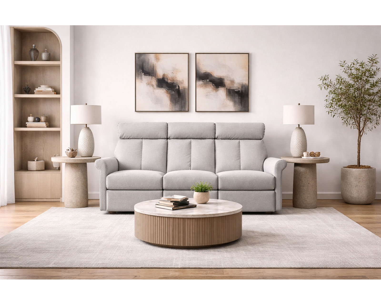 Lisiana 75" Reclining Sofa (+140 leathers) - Premium Comfort Without Compromise