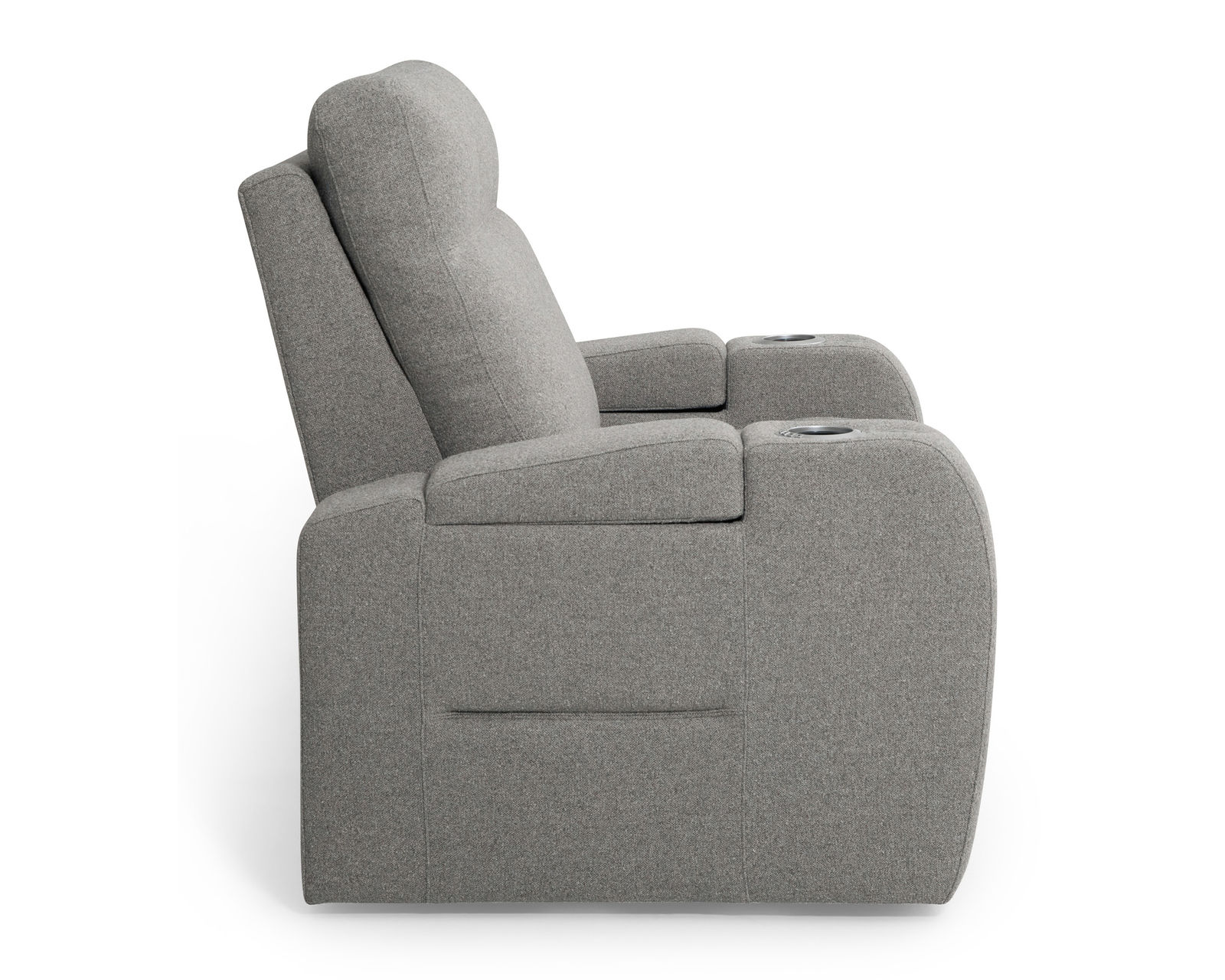 Virtue 41096 Triple Power Home Theater Sectional (+200 colors) - Layout A: Home Theater Recliner 46" Wide