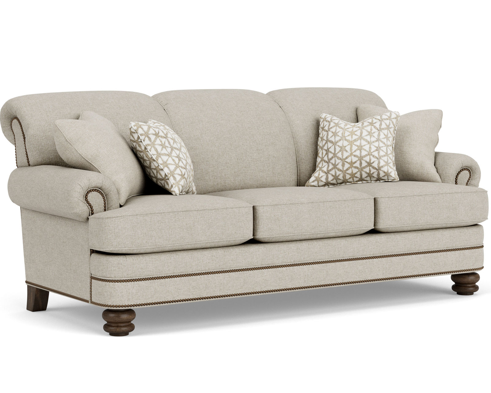 Bay Bridge 7790 Loveseat (+100 fabrics)  - Bay Bridge Sofa with Optional Nailhead Trim