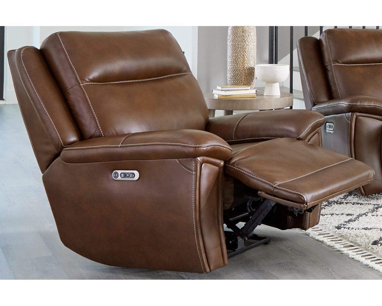 Jameson 89" Zero Gravity Power Headrest Power Reclining Leather Sofa (In stock -Fast shipping) - Jameson Zero Gravity Power Headrest Power Recliner