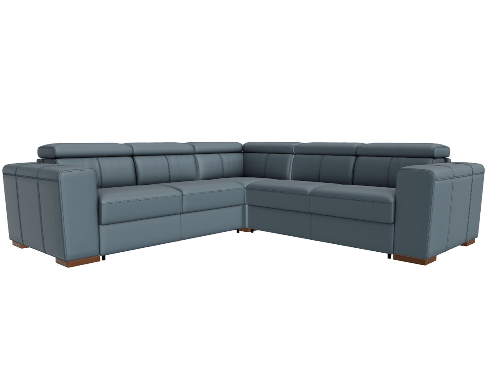 Piacevole C161 Sectional (+50 leathers) - Layout E: Three Piece Sectional 116" x 116