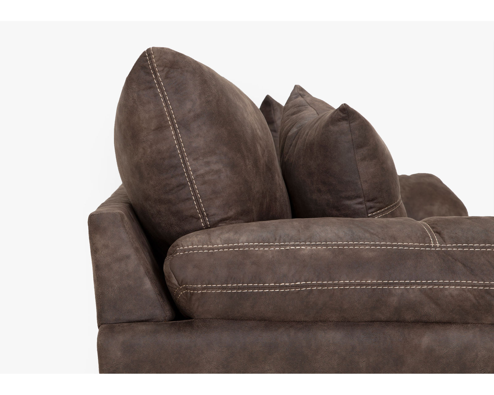 Teagan 840 Three Piece Sectional (Best-Selling Comfort. Leather-Like Style) - Beautiful Rooms Don’t Have to Cost a Fortune.