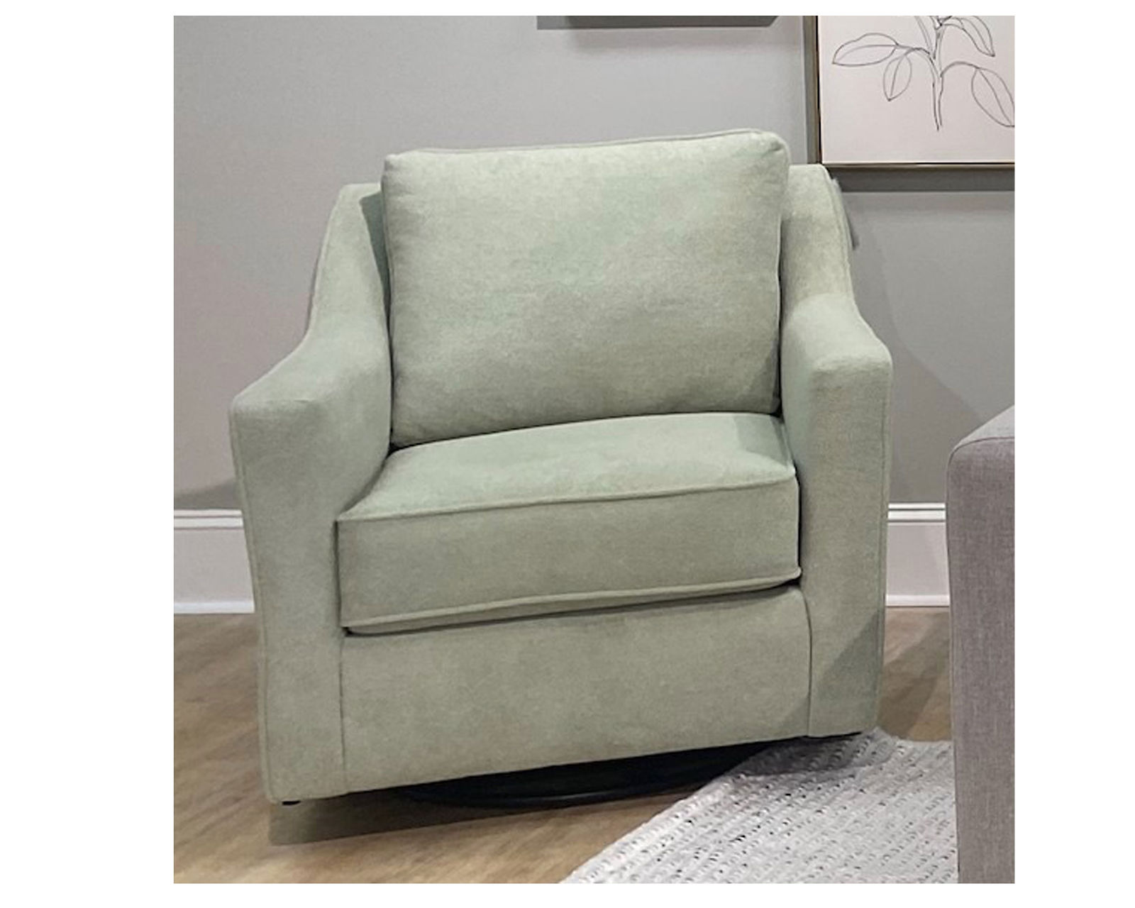 Charlotte Cremini 98" Sofa (Includes Pillows) - Pierson Sage Swivel Glider