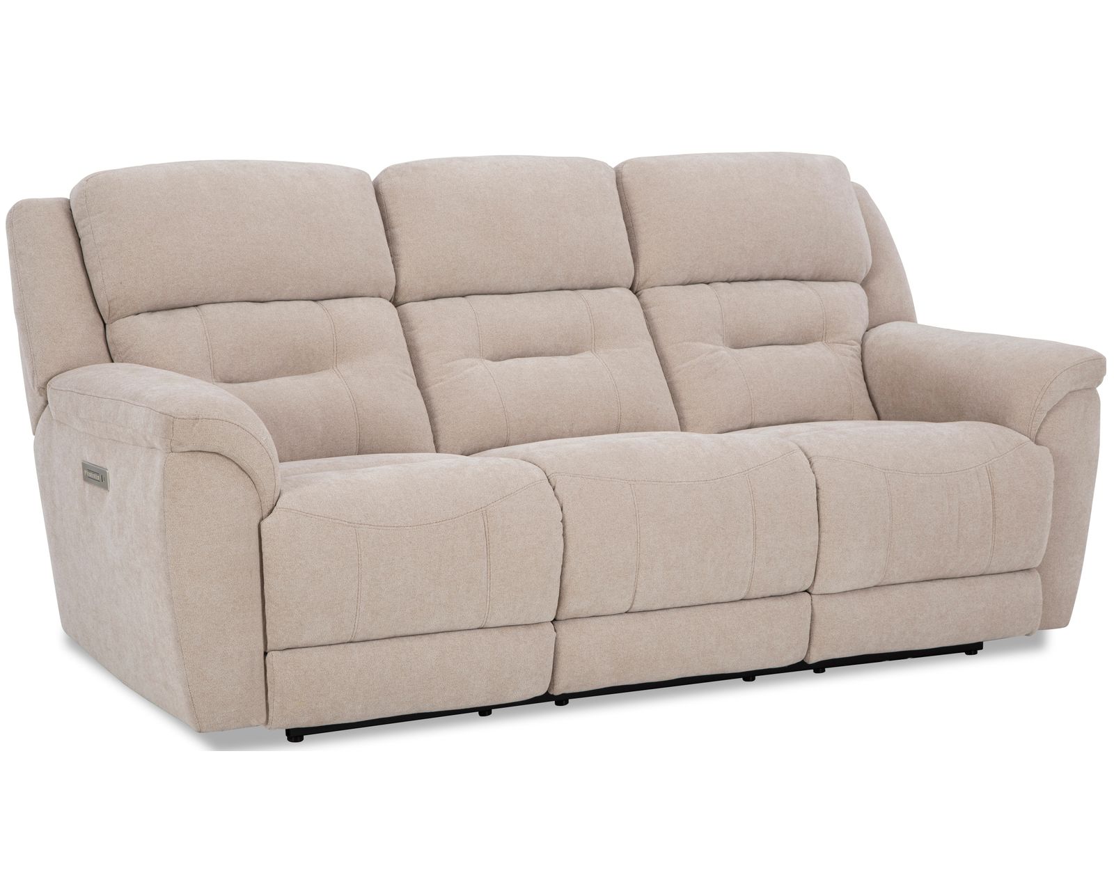 Knockout 79" Zero Gravity Triple Power Reclining Console Loveseat Tan (In stock) - Knockout 89" Zero Gravity Triple Power Reclining Sofa