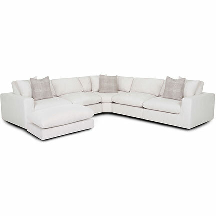 Layout C: Six Piece Sectional 117" x 117"