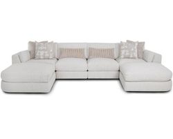 Bombay 938 Modular Sectional (Sculptural Style. Sink-In Comfort)