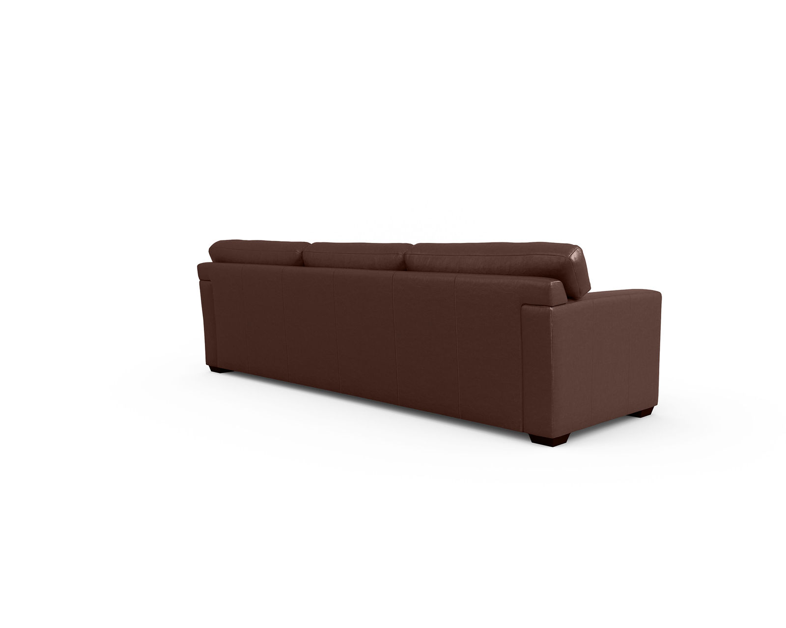 Madison Track Arm Grande 109" Leather Sofa (In Stock)