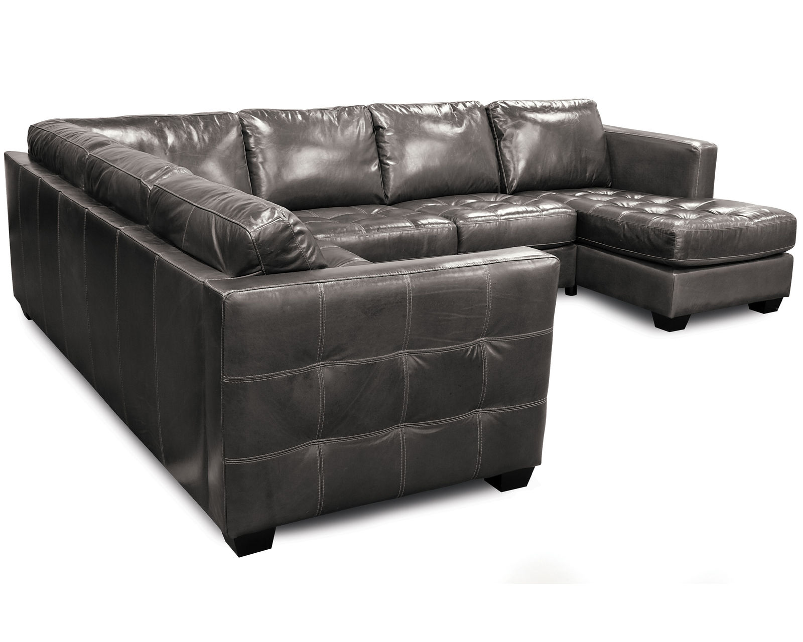 Barrett 77558 Sectional (+100 leathers) - Layout D: Three Piece Sectional 96" x 122"