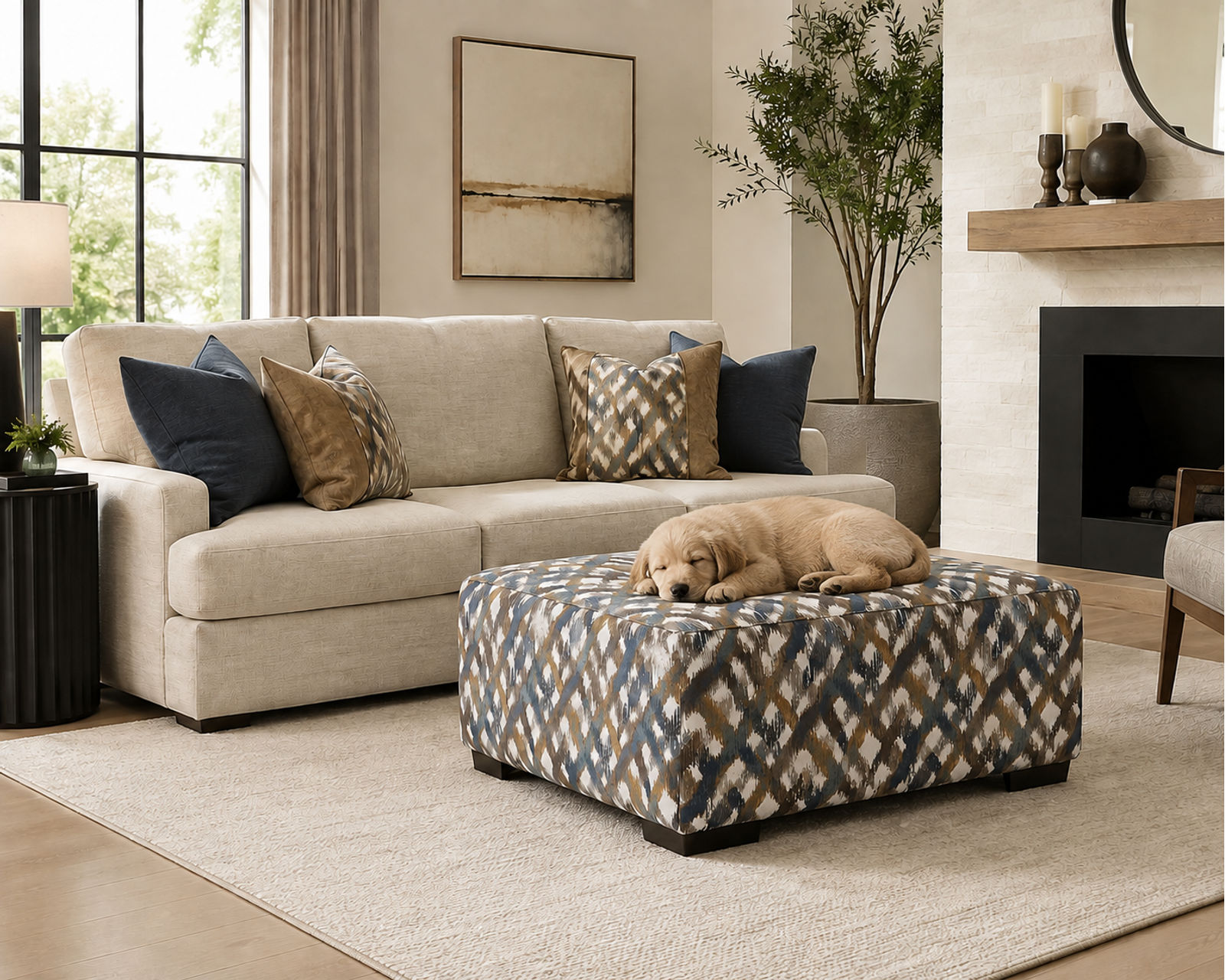 Rowan 101.5" Extra Wide Sofa (Grand-Scale Comfort with an Effortlessly Refined Look) - Designer Style Without the Designer Price.