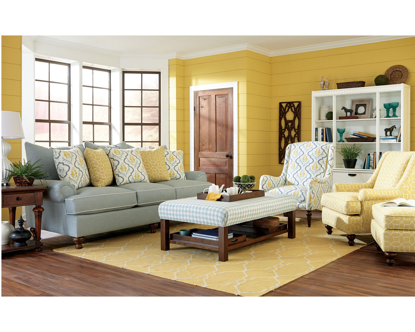Laurens 100" Transitional Sofa (Performance fabrics) P711750BD - 2.0 density foam (above industry standard-1.8)