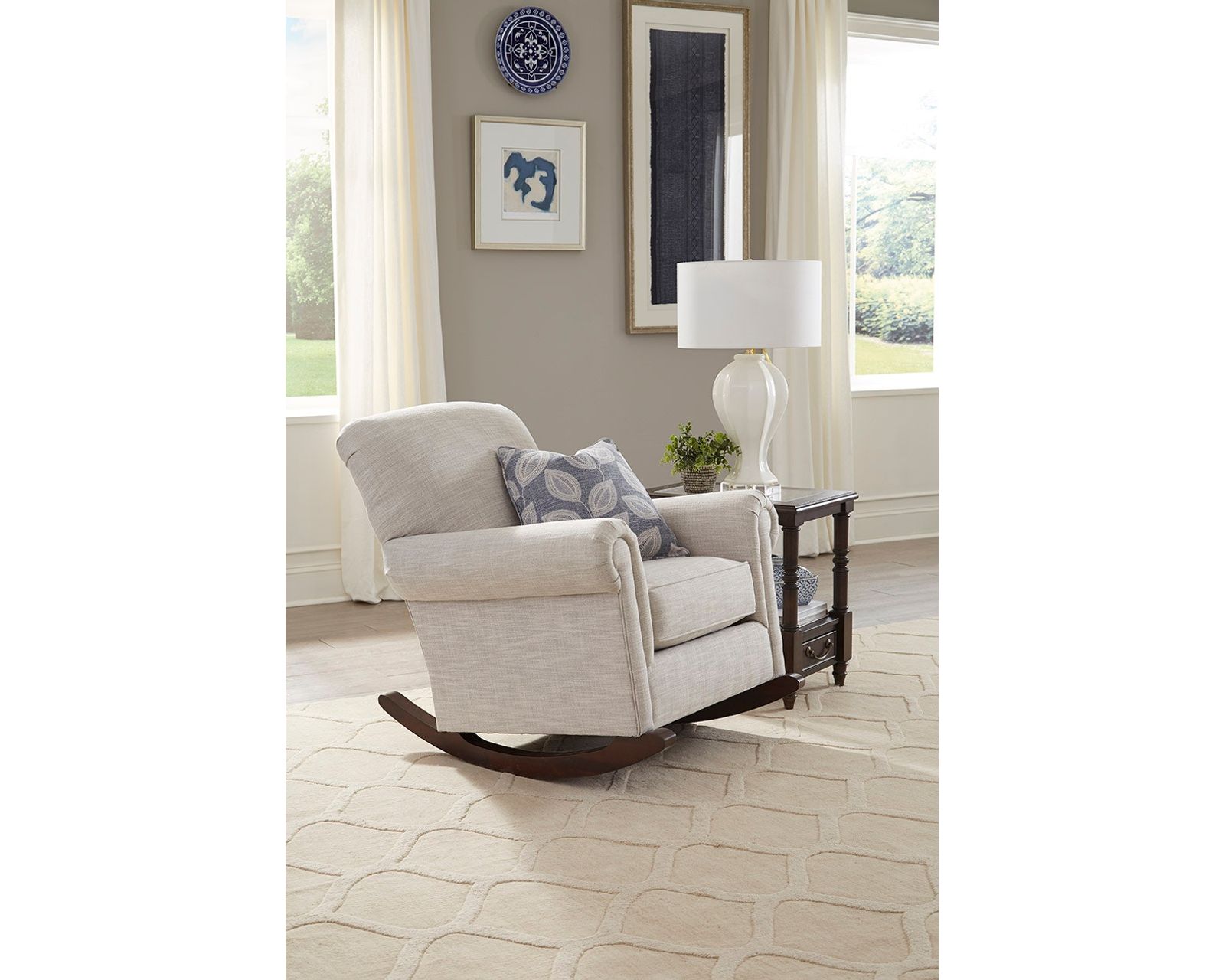 Eliza 79" Sofa  (+101 Standard and Performance Fabrics) - Eliza 630-98 Rocking Chair