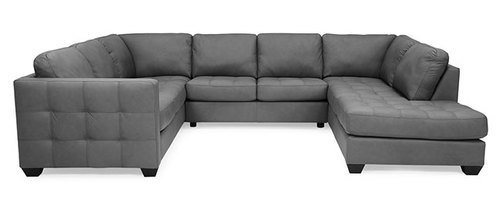 Layout J:  Three Piece Sectional 96" x 128" x 91"
