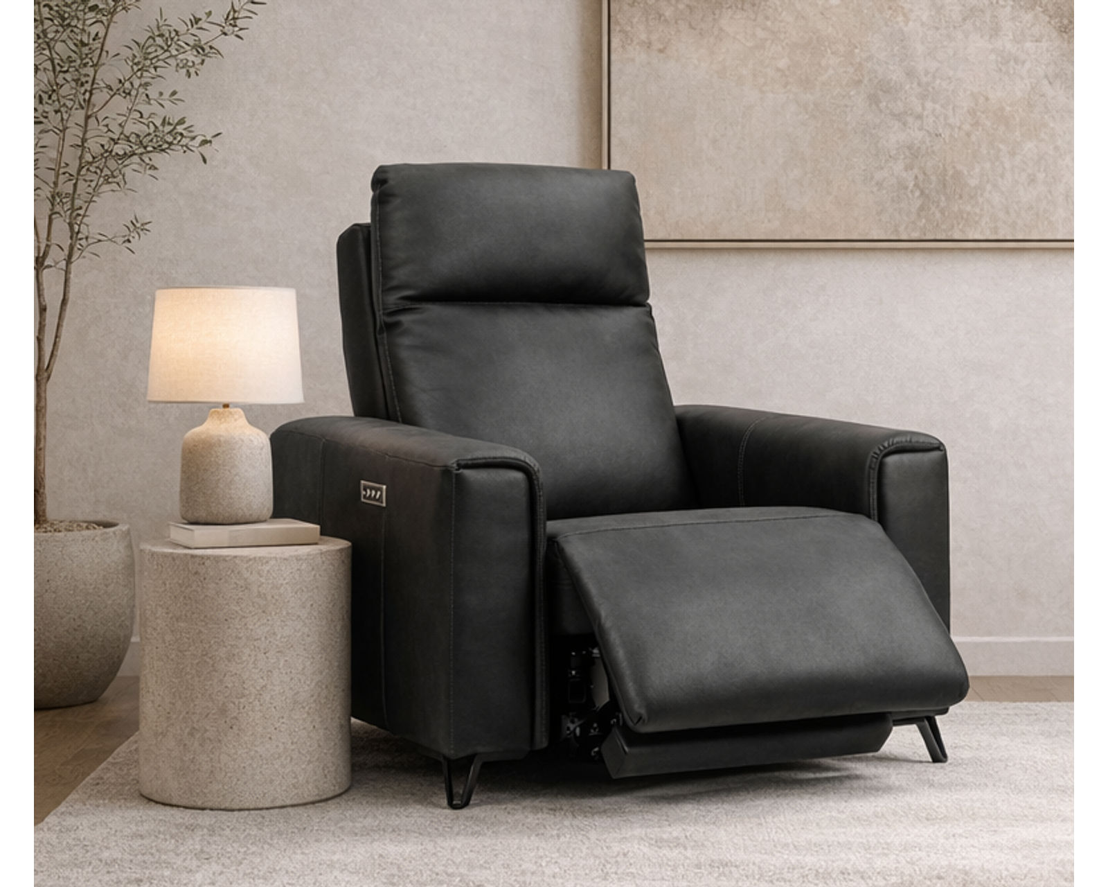 Fabrice Dual Power Reclining Sofa — Available in Standard & Wide Cushions, 140+ Leather Options, and 82", 86", or 114" Widths - Designed for Comfort. Built for Life. Priced for You.