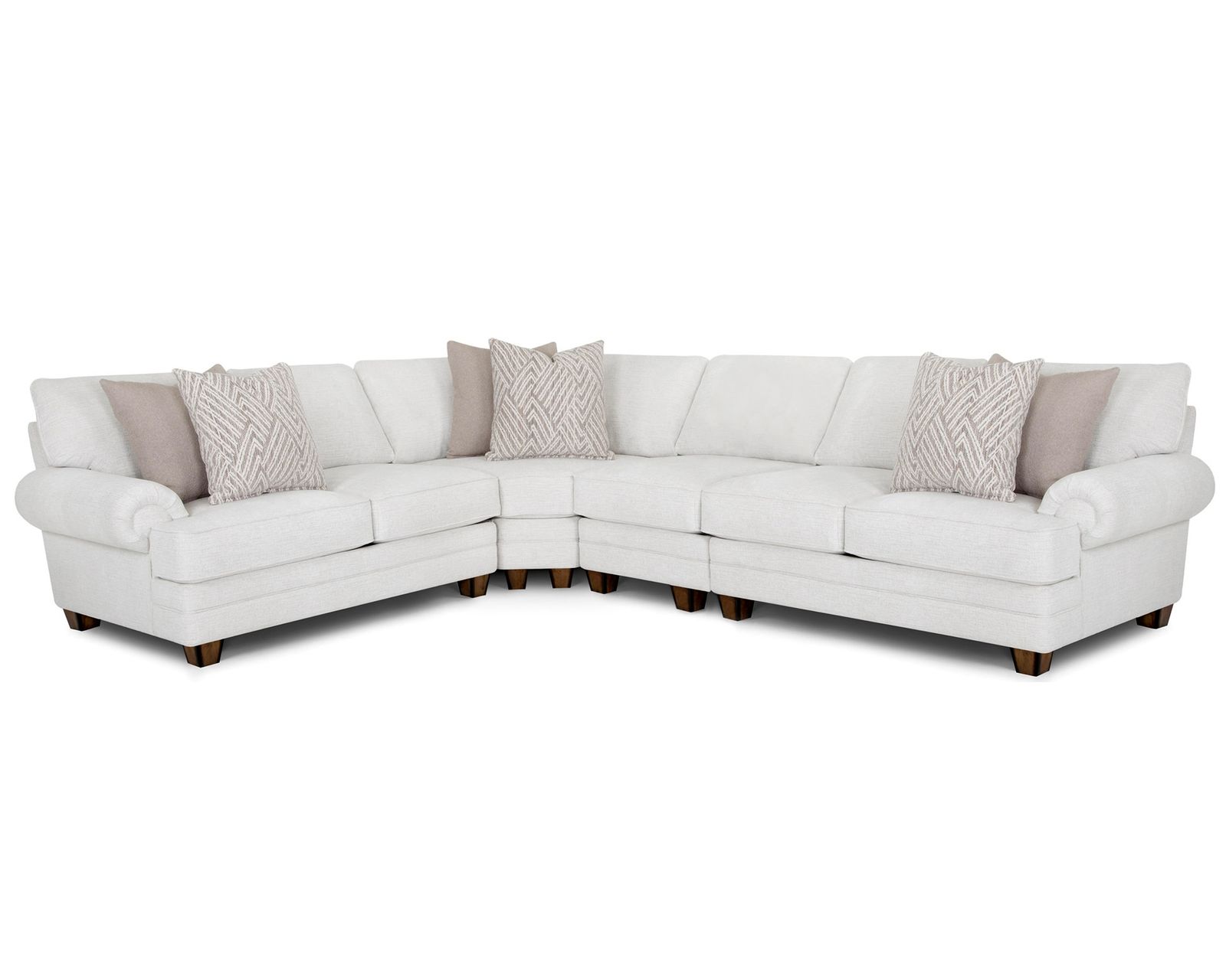Hope 957 Modular Sectional (Classic Comfort. Generous Seating. Designed to Bring Everyone Together) - Layout B: Four Piece Sectional 100" x 127"