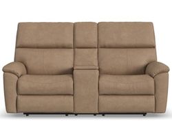 Porter 2865 Triple Power 74" Reclining Console Loveseat (+15 leathers)