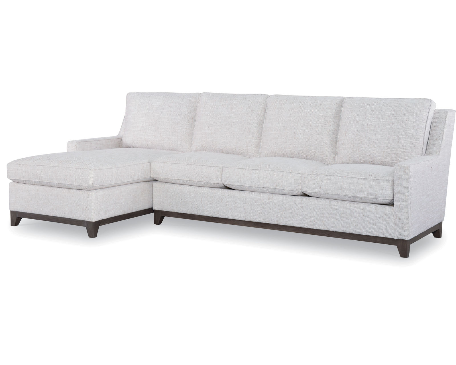 Carter Stationary Sectional (+75 fabrics) - Layout F: Two Piece Sectional 64" x 108"