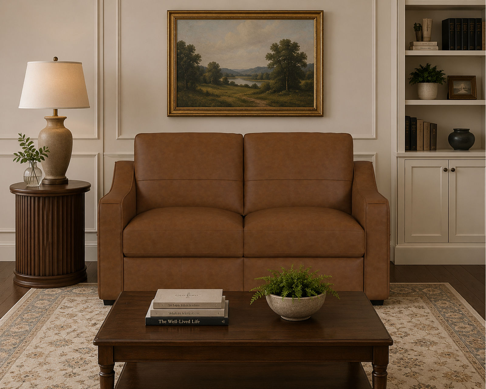 Hudson 98" Leather Sofa (2 colors) - Flexsteel — Comfort Without Compromise.